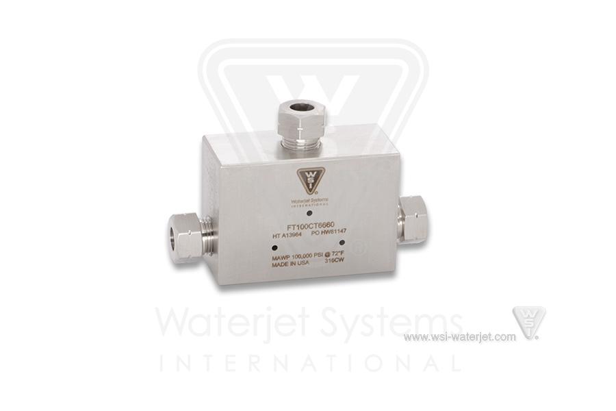 FT100CT6660 Tee, 3/8", 100K - Image 1