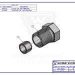 Gland Nut Assembly, 3/8", Anti-Vibration, 60 KSI