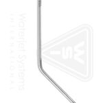 Bent Nipple, 3/8" x 5.625" x 7.500", 45° Bend