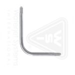 Bent Nipple, 3/8" x 3.750" x 4.000", 90° Bend