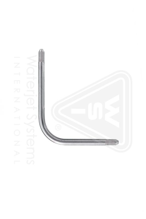 MS80087380-1.jpg Bent Nipple, 3/8" x 3.750" x 4.000", 90° Bend - Image 1