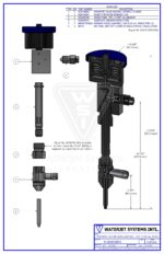 Pneumatic Cutting Head Assembly, .010" / 0.25mm, 60 KSI - Image 2